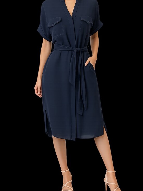 Mango Dresses & Skirts - New Black MNG Dress shirt dress